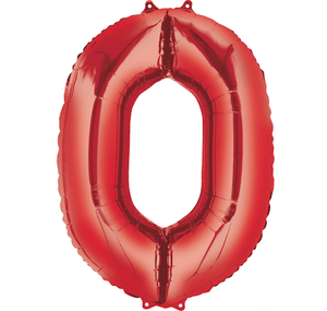 Numeral SuperShape Foil Balloon 86cm Each