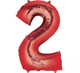 Numeral SuperShape Foil Balloon 86cm Each