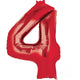 Numeral SuperShape Foil Balloon 86cm Each
