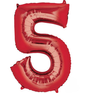 Numeral SuperShape Foil Balloon 86cm Each