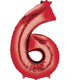 Numeral SuperShape Foil Balloon 86cm Each