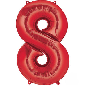 Numeral SuperShape Foil Balloon 86cm Each