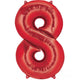 Numeral SuperShape Foil Balloon 86cm Each