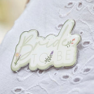 Badges, Sash & Rosettes Bridal Bloom Bride Badge 3.3cm x 5.3cm Each