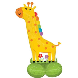 Balloon - Airwalkers & Bouquets Baby Giraffe AirLoonz Balloon 101.6cm Each