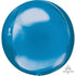 Blue Orbz Balloon 38cm x 40cm Each