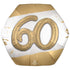 Golden Age 60 Multi-Balloon 76cm x 71cm Each