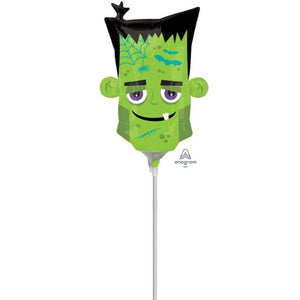 Balloon - Foil Monster Head Mini Shape Foil Balloon Each