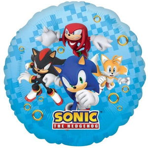 Balloon - Foil Sonic the Hedgehog Foil Balloon 45cm Each