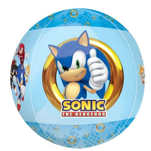 Balloon - Foil Sonic the Hedgehog Orbz Balloon 38cm x 40cm Each