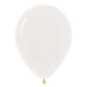 Balloon - Plain Latex Crystal Clear Latex Balloons 30cm 50pk