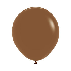 Balloon - Plain Latex Fashion Coffee Latex Balloons 45cm 6pk