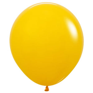 Balloon - Plain Latex Fashion Honey Yellow Latex Balloons 30cm 25pk