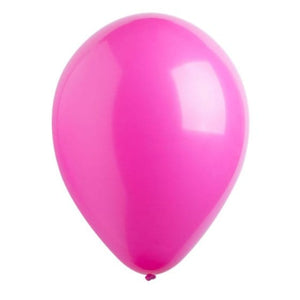 Balloon - Plain Latex Fashion Hot Pink Latex Balloons 30cm 200pk