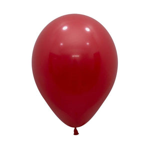 Balloon - Plain Latex Fashion Imperial Red Latex Balloons 30cm 100pk