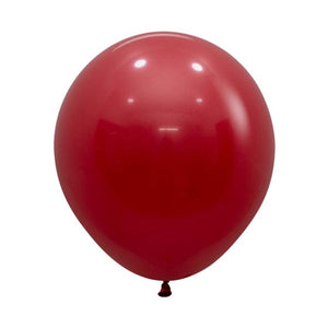 Balloon - Plain Latex Fashion Imperial Red Latex Balloons 30cm 25pk