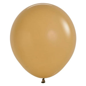 Balloon - Plain Latex Fashion Latte Latex Balloons 45cm 6pk