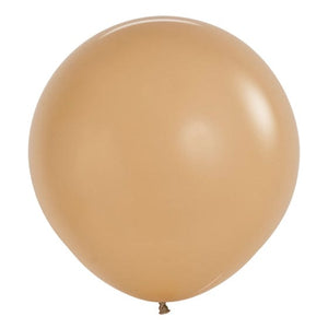 Balloon - Plain Latex Fashion Latte Latex Balloons 60cm 3pk