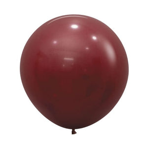 Balloon - Plain Latex Fashion Merlot Latex Balloons 60cm 10pk