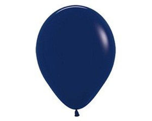 Balloon - Plain Latex Fashion Navy Blue Latex Balloons 30cm 50pk