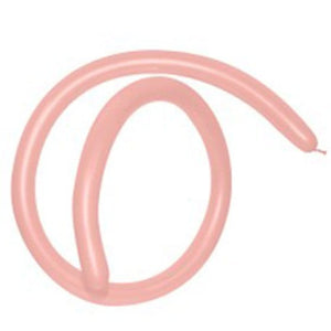 Balloon - Plain Latex Fashion Peach Blush Modelling Latex Balloons 160T 50pk