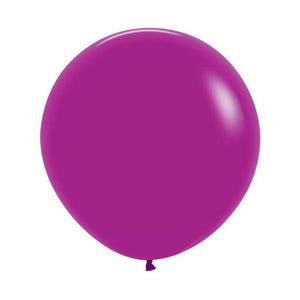 Balloon - Plain Latex Fashion Purple Orchid Latex Balloons 60cm 10pk