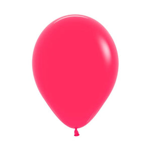 Balloon - Plain Latex Fashion Raspberry Latex Balloons 30cm 50pk