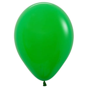 Balloon - Plain Latex Fashion Shamrock Green Latex Balloons 30cm 50pk