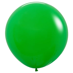 Balloon - Plain Latex Fashion Shamrock Green Latex Balloons 60cm 10pk