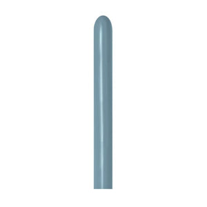 Balloon - Plain Latex Pastel Dusk Blue Latex Balloons 260T 100pk