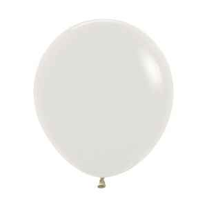 Balloon - Plain Latex Pastel Dusk Cream Latex Balloons 45cm 6pk