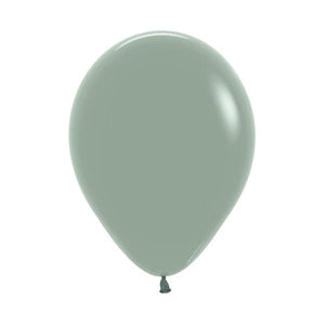 Balloon - Plain Latex Pastel Dusk Laurel Green Latex Balloons 30cm 100pk