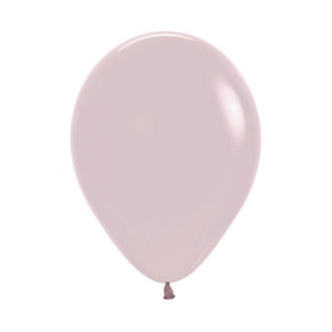 Balloon - Plain Latex Pastel Dusk Rose Latex Balloons 30cm 25pk