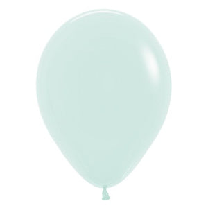 Balloon - Plain Latex Pastel Matte Green Latex Balloons 30cm 50pk