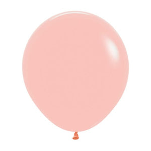 Balloon - Plain Latex Pastel Matte Melon Latex Balloons 45cm 6pk