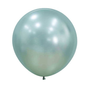 Balloon - Plain Latex Silk Cool Mint Latex Balloons 60cm 3pk