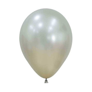 Balloon - Plain Latex Silk Cream Pearl Latex Balloons 30cm 25pk