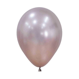 Balloon - Plain Latex Silk Pink Blossom Latex Balloons 30cm 25pk