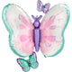 Balloon - Supershapes, Numbers & Letters Flutters Butterfly SuperShape Foil Balloon 73cm x 71cm Each