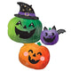 Balloon - Supershapes, Numbers & Letters Fun & Spooky Pumpkin Stacker SuperShape Foil Balloon 73cm x 83cm Each