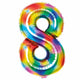 Balloon - Supershapes, Numbers & Letters Large Number Foil Balloon Each