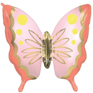 Balloon - Supershapes, Numbers & Letters Soulful Butterfly SuperShape Foil Balloon 76cm x 71cm Each