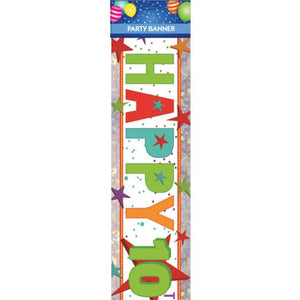 Decorations - Banners, Flags & Streamers Happy 10th Birthday Banner Each