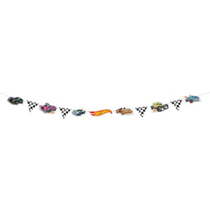 Decorations - Banners, Flags & Streamers Hot Wheels Garland Banner FSC 3m Each