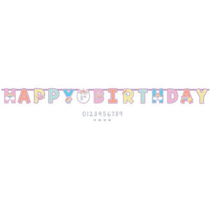 Decorations - Banners, Flags & Streamers Unicorn Party Happy Birthday Jumbo Add-An-Age Letter Banner Each