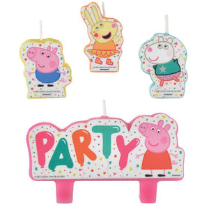 Decorations - Cake Decorations - Candles Peppa Pig Confetti Party Candle Set