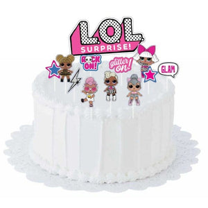 Decorations - Cake Decorations - Toppers & Banners LOL Surprise Together 4EVA Cake Topper Kit