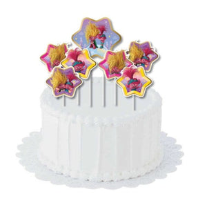 Decorations - Cake Decorations - Toppers & Banners Trolls 3 Band Together Cake Decorating Kit FSC