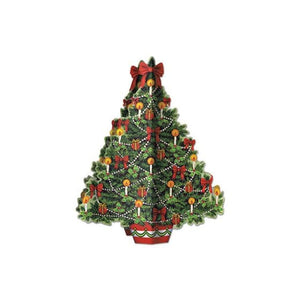 Decorations - Centerpiece & Confetti 3-D Christmas Tree Centrepiece 30cm Each