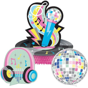 Decorations - Centerpiece & Confetti Birthday Beats Honeycomb Centrepiece Each